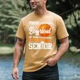 Proud Boyfriend Of A 2025 Senior Graduation Basketball Men's Comfort Colors T-Shirt Mustard
