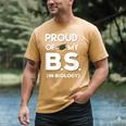 Proud Of My BS In Biology Graduation T-Shirt Men's Comfort Colors T-Shirt Mustard