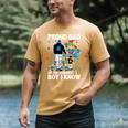 Proud Dad Of The Toughest Boy Autism Awareness Father Autism Men's Comfort Colors T-Shirt Mustard Proud Dad Of The Toughest Boy Autism Awareness Father Autism Men's Comfort Colors T-Shirt Mustard