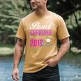 Proud GRANDMA Of A Class 2019 Senior Graduation Men's Comfort Colors T-Shirt Mustard