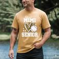 Proud Mimi Of A 2026 Senior Baseball Graduation Leopard Men's Comfort Colors T-Shirt Mustard