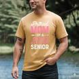Proud Mom Of A Class 2019 Senior T Shirt Graduation Men's Comfort Colors T-Shirt Mustard