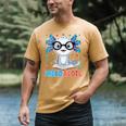 I Read Alotl Cute Axolotl Reading Book Lover Men's Comfort Colors T-Shirt Mustard