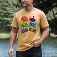 Retro Gamer Controller 80s 90s Video Game Arcade Nostalgia Men's Comfort Colors T-Shirt Mustard Retro Gamer Controller 80s 90s Video Game Arcade Nostalgia Men's Comfort Colors T-Shirt Mustard