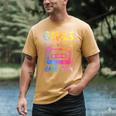 Retro Girls Just Wanna Have Fun Nostalgia 1980s 80's Premium Tri-Blend Men's Comfort Colors T-Shirt Mustard