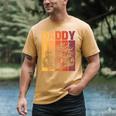 Retro Monster Truck Daddy Matching Family Birthday Party Men's Comfort Colors T-Shirt Mustard