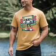 Retro Old Cassette Tape Cartoon With Walker Nostalgia Men's Comfort Colors T-Shirt Mustard
