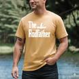 The Rodfather Fishing Dad Men's Comfort Colors T-Shirt Mustard The Rodfather Fishing Dad Men's Comfort Colors T-Shirt Mustard