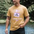 Save Icon IRL Retro Tech Humor Floppy Disk 90s Nostalgia Men's Comfort Colors T-Shirt Mustard