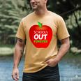 School Is Out Forever Graduation Humor Men's Comfort Colors T-Shirt Mustard