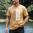 Senior 2023 Senior 23 Senior Class Of 2023 Graduation Done Men's Comfort Colors T-Shirt Mustard