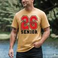 Senior 2026 Class Of 2026 School Graduation 2026 Merch Men's Comfort Colors T-Shirt Mustard