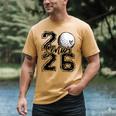 Senior 2026 Golf Player Heart Graduation Girls Teens Men's Comfort Colors T-Shirt Mustard