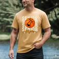 Senior Basketball Mom 2026 Basketball Graduation Men's Comfort Colors T-Shirt Mustard