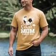 Senior Mom Class Of 2026 Soccer Graduation Heart Men's Comfort Colors T-Shirt Mustard