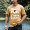 Senior Mom Class Of 2026 Soccer Mom Graduation Men's Comfort Colors T-Shirt Mustard