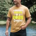 Senior Poppa 2025 Tennis Class Of 2025 Graduation Men's Comfort Colors T-Shirt Mustard