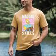 The Simpsons Father's Day Mad Dad Skills Homer Poster Men's Comfort Colors T-Shirt Mustard