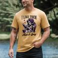 Smut Reader Spicy Book Romance I Like Them Thick & Spicy Men's Comfort Colors T-Shirt Mustard