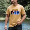 Spider Dad Shirt Birthday Fathers Day Halloween Costumes Pjs Men's Comfort Colors T-Shirt Mustard