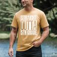 Straight Outta 5th Grade Shirt Graduation 2017 Men's Comfort Colors T-Shirt Mustard