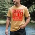 Straight Outta Preschool Graduation Class Of 2018 Men's Comfort Colors T-Shirt Mustard