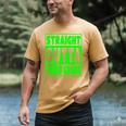 Straight Outta Third Grade Graduation Class Men's Comfort Colors T-Shirt Mustard