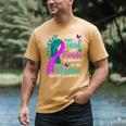 Suicide Awareness I Wear Teal Purple In Memory Of My Nephew Men's Comfort Colors T-Shirt Mustard Suicide Awareness I Wear Teal Purple In Memory Of My Nephew Men's Comfort Colors T-Shirt Mustard