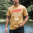 I Survived College Decision Day Graduation Class Of 25 Men's Comfort Colors T-Shirt Mustard