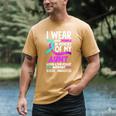 Teal & Purple In Memory Of My Aunt Suicide Prevention Men's Comfort Colors T-Shirt Mustard Teal & Purple In Memory Of My Aunt Suicide Prevention Men's Comfort Colors T-Shirt Mustard