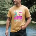 Teal & Purple In Memory Of My Sister Suicide Prevention Men's Comfort Colors T-Shirt Mustard