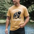 Toilet Clogging Champion Dad Joke Raccoon Trash Panda Men's Comfort Colors T-Shirt Mustard