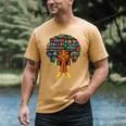 History Month Afro Women Book Lover Librarian Teacher Men's Comfort Colors T-Shirt Mustard History Month Afro Women Book Lover Librarian Teacher Men's Comfort Colors T-Shirt Mustard