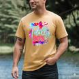 Totally 80's Colorful Retro 1980s Style Nostalgia Vibe Men's Comfort Colors T-Shirt Mustard