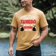Tuxedo Cat Owner Tuxedo Cat Dad Tuxedo Cat Mom Men's Comfort Colors T-Shirt Mustard