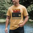VHS Tape Nostalgia Old School Technology Humor Premium Men's Comfort Colors T-Shirt Mustard VHS Tape Nostalgia Old School Technology Humor Premium Men's Comfort Colors T-Shirt Mustard
