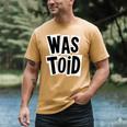 Wastoid 80s Slang Retro Teen Quote Gen X Nostalgia Men's Comfort Colors T-Shirt Mustard Wastoid 80s Slang Retro Teen Quote Gen X Nostalgia Men's Comfort Colors T-Shirt Mustard