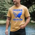 I Wear Blue In Memory For My Son Colon Cancer Awareness Men's Comfort Colors T-Shirt Mustard I Wear Blue In Memory For My Son Colon Cancer Awareness Men's Comfort Colors T-Shirt Mustard