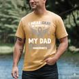 I Wear Gray In Memory Of My Dad Brain Cancer Awareness Men's Comfort Colors T-Shirt Mustard