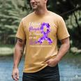 I Wear Purple In Memory Of My Sister Overdose Awareness Men's Comfort Colors T-Shirt Mustard I Wear Purple In Memory Of My Sister Overdose Awareness Men's Comfort Colors T-Shirt Mustard
