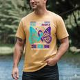 I Wear Teal And Purple In Memory Of My Son Men's Comfort Colors T-Shirt Mustard I Wear Teal And Purple In Memory Of My Son Men's Comfort Colors T-Shirt Mustard