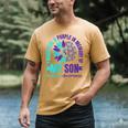 I Wear Teal Purple In Memory Of My Son Suicide Awareness Men's Comfort Colors T-Shirt Mustard I Wear Teal Purple In Memory Of My Son Suicide Awareness Men's Comfort Colors T-Shirt Mustard
