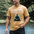 In A World Full Of Bookworms Be A Book Ninja Reading Reader Men's Comfort Colors T-Shirt Mustard