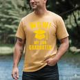 Wow My Son Graduated Mom Dad Of A Senior Graduation Men's Comfort Colors T-Shirt Mustard