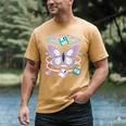 Y2K Butterfly Floppy Disk Art Digital Nostalgia Men's Comfort Colors T-Shirt Mustard Y2K Butterfly Floppy Disk Art Digital Nostalgia Men's Comfort Colors T-Shirt Mustard