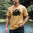 Yk2 Grunge Scary Cat With Tail Tomboy 90s Nostalgia Indie Men's Comfort Colors T-Shirt Mustard