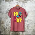 1987 Retro Raised In The 80s Old School Nostalgia Vibes Men's Comfort Colors T-Shirt Crimson