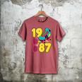 1987 Retro Raised In The 80s Old School Nostalgia Vibes Men's Comfort Colors T-Shirt Crimson 1987 Retro Raised In The 80s Old School Nostalgia Vibes Men's Comfort Colors T-Shirt Crimson