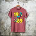 1989 Retro Raised In The 80s Old School Nostalgia Vibes Men's Comfort Colors T-Shirt Crimson 1989 Retro Raised In The 80s Old School Nostalgia Vibes Men's Comfort Colors T-Shirt Crimson