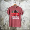 2 Year Old Racing Car Two Fast Birthday 2nd Family Dad Men's Comfort Colors T-Shirt Crimson